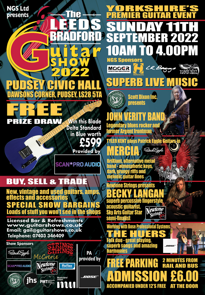North West Guitar Show poster